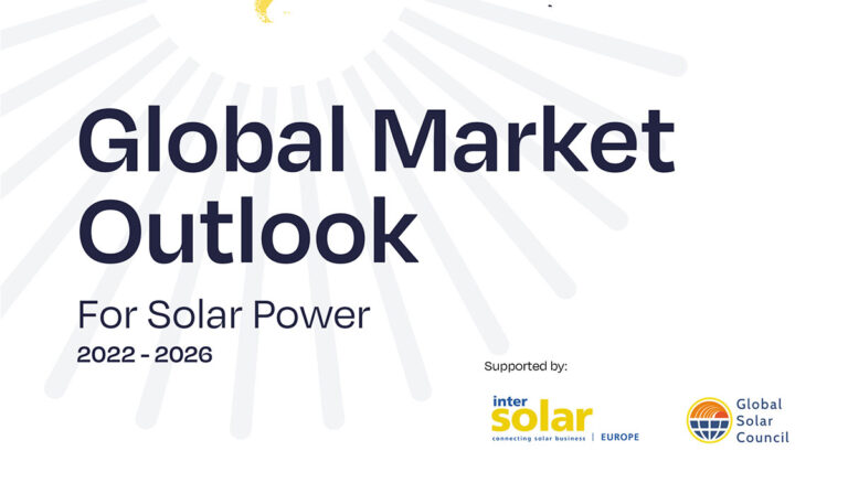 Pubblicato il “Global Market Outlook for Solar Power 2022-2026”